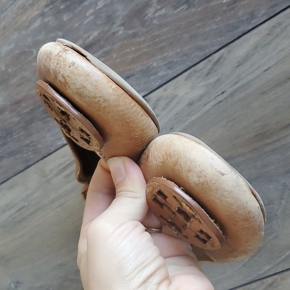 Tory Burch Womens Reva Logo Ballet classic Flats shoes sz 7M - Picture 3 of 12